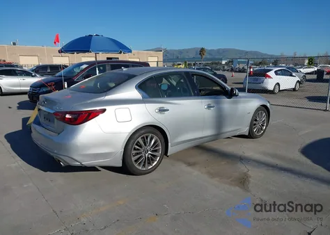 2018 Infiniti Q50 3.0T Luxe z USA, uszkodzony, nr VIN JN1EV7AP6JM360270